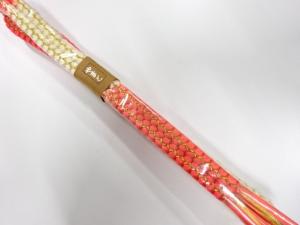 未使用品　正絹　手組帯締め